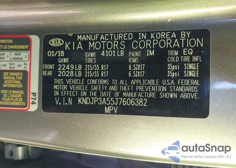 2018 Kia Soul + from USA, damaged, VIN KNDJP3A55J7606382